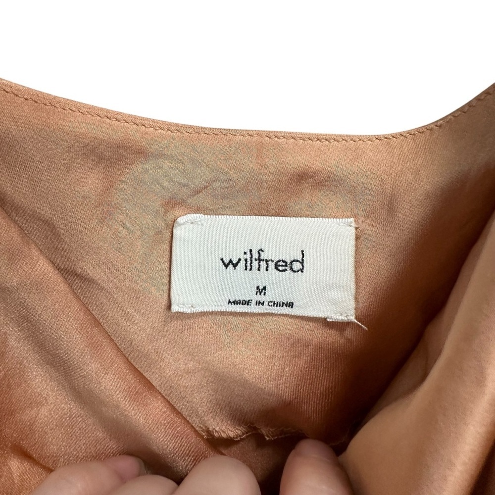 Aritzia Wilfred Allusion Satin Cowl Neck Camisole Top - Picture 7 of 8
